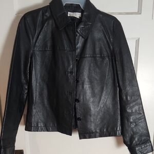 Newport News Black Leather Jacket
